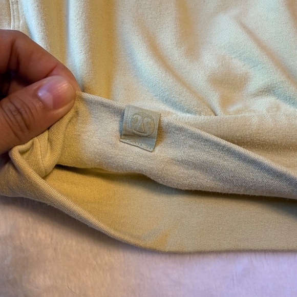 Pleated Modal Fleece Pullover Sz6 Dew Gree - Picture 10 of 10